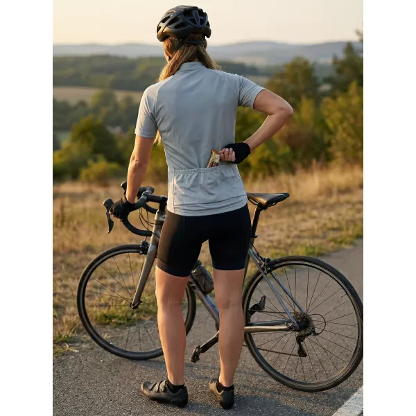  Damen-Radtrikot ALTISPORT NoPrint NP/ALW115NJ SILBER 