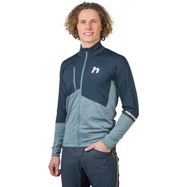  Herren-Sweatshirt HANNAH NIRO GESCHICHTETES MEER/SILBERBLAU-MEL 