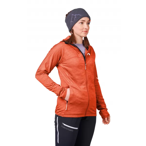  Damen-Sweatshirt HANNAH MEDA HOODY WÜRZIGE ORANGENMELISSE 