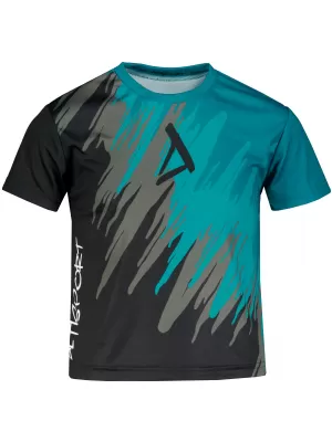 Hochwertiges Funktions-T-Shirt für Kinder ALTISPORT VOJ/ALK006TR01 SCHWARZ/KEROSIN