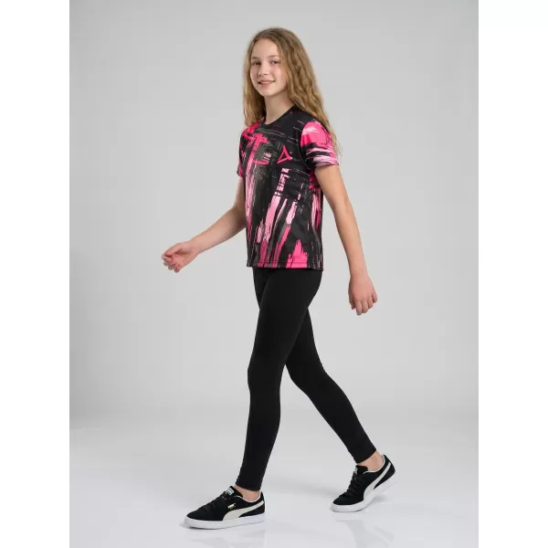  Hochwertiges Funktions-T-Shirt für Kinder ALTISPORT VOJ/ALK010TR01 SCHWARZ/HELLROSA 