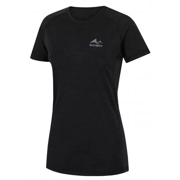  Thermo-T-Shirt für Damen HUSKY MERSA L SCHWARZ 
