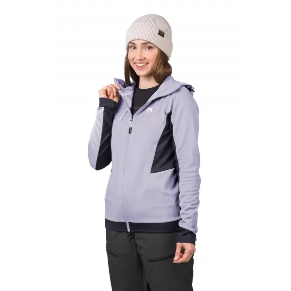  Damen-Sweatshirt HANNAH NELA HOODY LAVENDELAURA/ANTHRAZIT 