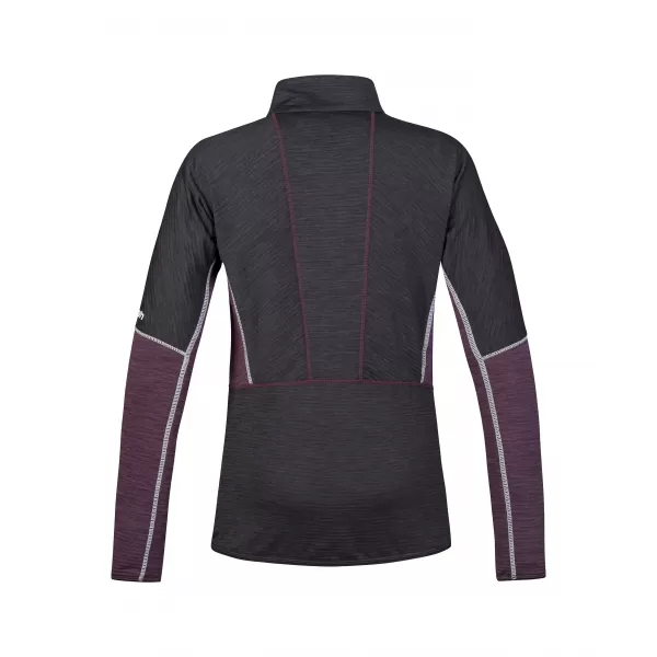  Damen-Sweatshirt HANNAH MEDA PFLAUME LILA MEL 