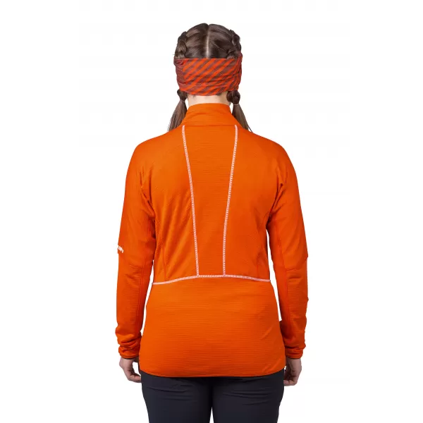  Damen-Sweatshirt HANNAH MEDA WÜRZIGE ORANGENMELISSE 