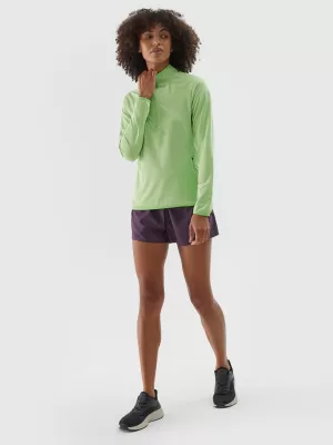 Damen-Shorts 4F WAW24TFSHF0758 DUNKELVIOLETT
