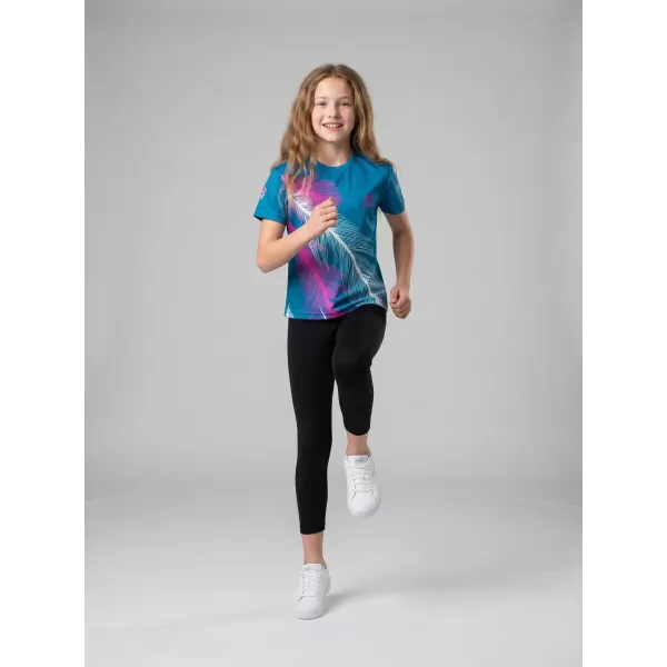  Hochwertiges Funktions-T-Shirt für Kinder ALTISPORT VOJ/ALK001TR01 PETROL/ROSA 