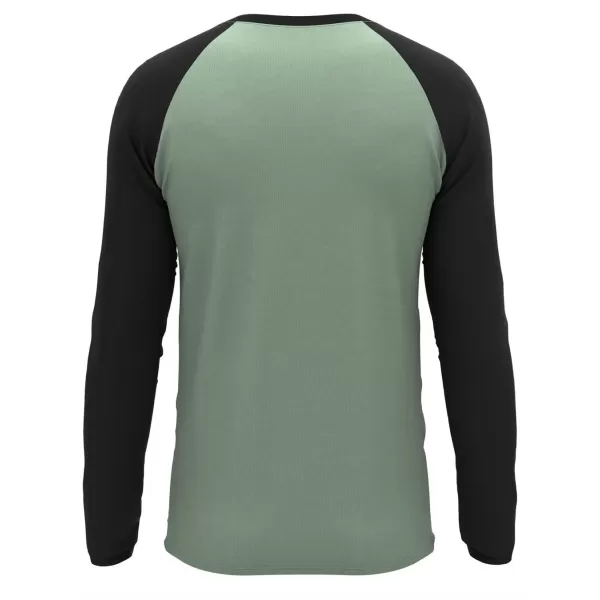  Herren-T-Shirt mit langen Ärmeln HANNAH TAREGAN L/S ANTHRAZIT/SEEROSENBLATT 