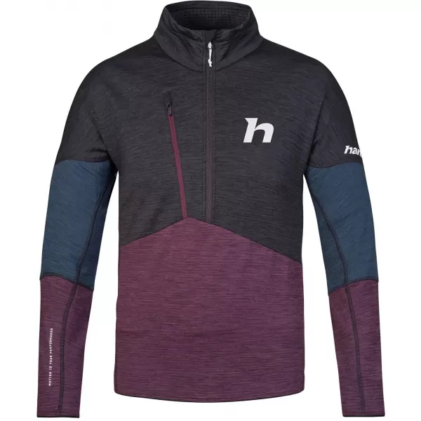  Herren-Sweatshirt HANNAH NIRO HZ ANTHRAZIT/PFLAUMENLILA MEL 
