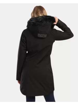 Wintermantel für Damen KILPI PERU-W WL0132KI SCHWARZ