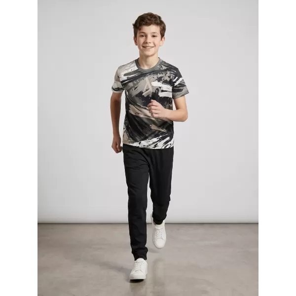  Hochwertiges Funktions-T-Shirt für Kinder ALTISPORT VOJ/ALK014TR01 SCHWARZ/GRAU 
