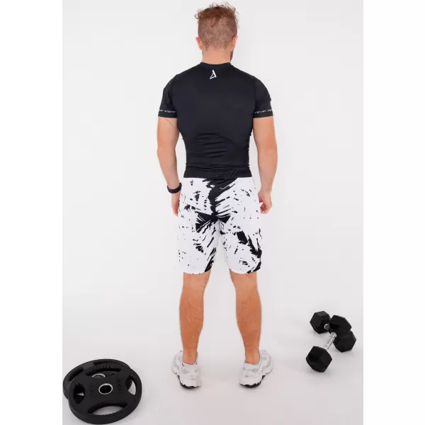  Herren Premium Funktionsshorts ohne Taschen ALTISPORT VOJ/ALM036KRA02 ABSTRAKTION 