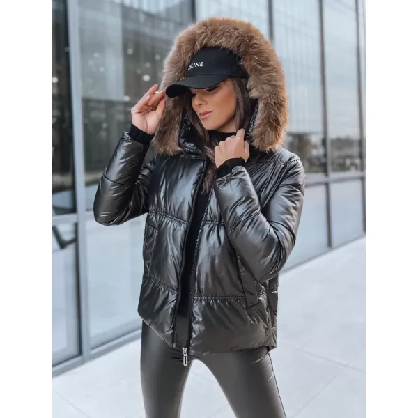  Damenjacke DSTREET SPARKLE TY3953 SCHWARZ 