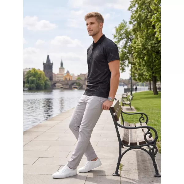  Herren-Funktions-T-Shirt mit Premium-Kragen ALTISPORT VOJ/ALM050TR05 SCHWARZ 