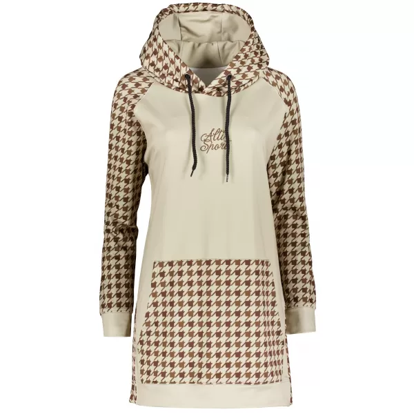  Funktionelles erweitertes Damen-Sweatshirt Premium ALTISPORT VOJ/ALW048MI03 BRAUN 