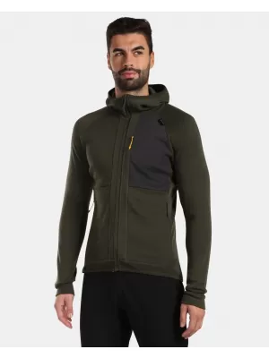 Wollpullover für Herren KILPI MERINI-M WM0201KI DUNKELGRÜN