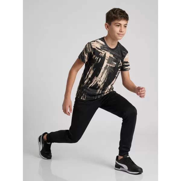  Hochwertiges Funktions-T-Shirt für Kinder ALTISPORT VOJ/ALK010TR01 SCHWARZ/BRAUN 
