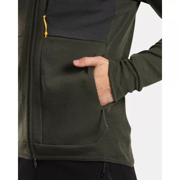  Wollpullover für Herren KILPI MERINI-M WM0201KI DUNKELGRÜN 