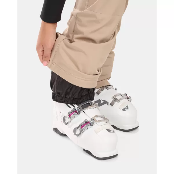  Softshell-Skihose für Damen KILPI DIONE-W WL0408KI BEIGE 