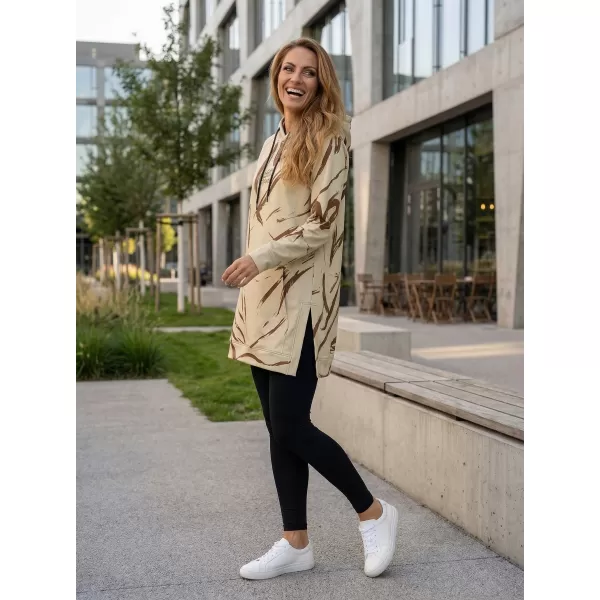  Funktionelles erweitertes Damen-Sweatshirt Premium ALTISPORT VOJ/ALW049MI03 BRAUN 