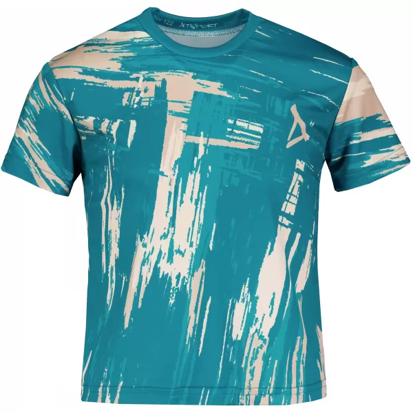  Hochwertiges Funktions-T-Shirt für Kinder ALTISPORT VOJ/ALK010TR01 SMARAGD/BLAU 