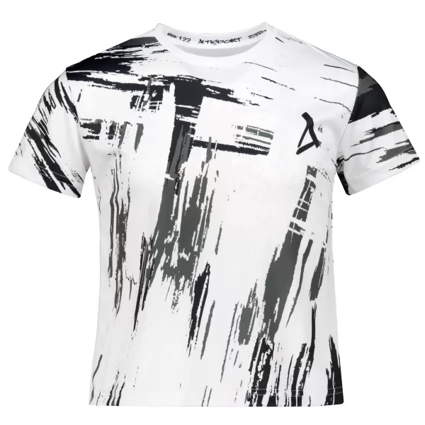  Hochwertiges Funktions-T-Shirt für Kinder ALTISPORT VOJ/ALK010TR01 WEIß/SCHWARZ 