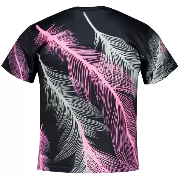  Hochwertiges Funktions-T-Shirt für Kinder ALTISPORT VOJ/ALK001TR01 SCHWARZ/HELLROSA 
