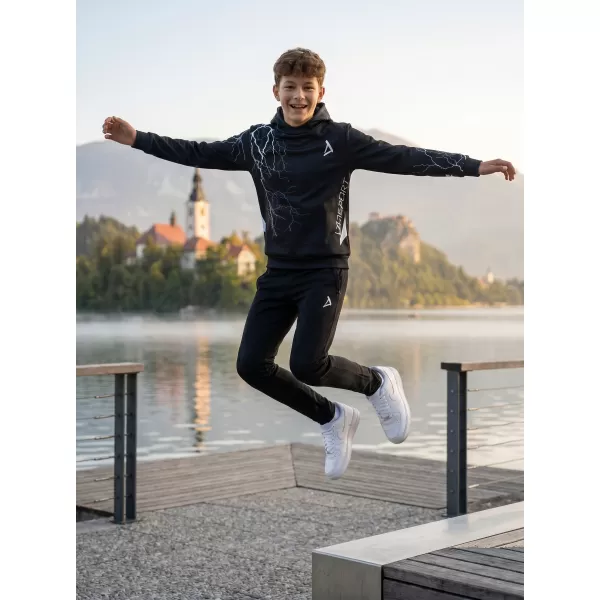  Hochwertiges Funktions-Sweatshirt für Kinder ALTISPORT VOJ/ALK004MI01 SCHWARZ UND WEIß 