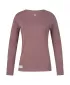 Damen-T-Shirt mit langen Ärmeln HANNAH ALERIN ROSA-TAUPE