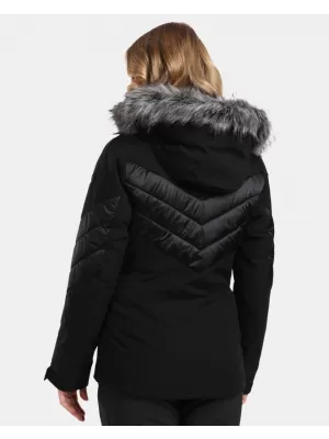 Damen-Skijacke KILPI LIN-W WL0110KI SCHWARZ