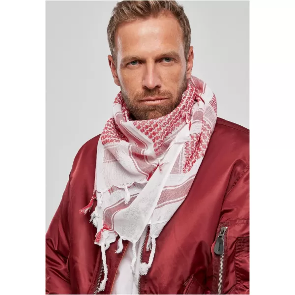  Schal BRANDIT BD7009 ROT/WEIß 