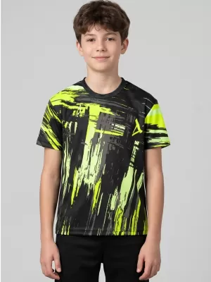 Hochwertiges Funktions-T-Shirt für Kinder ALTISPORT VOJ/ALK010TR01 SCHWARZ UND GELB