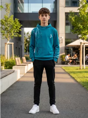 Hochwertiges Funktions-Sweatshirt für Kinder ALTISPORT VOJ/ALK004MI01 KEROSIN/WEIß