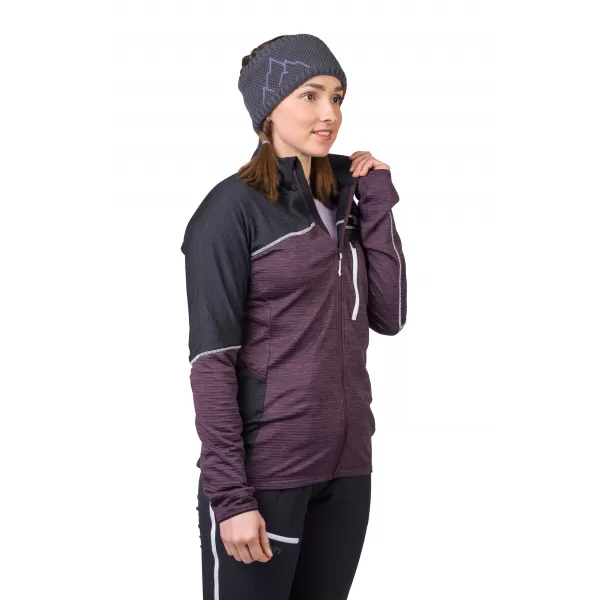  Damen-Sweatshirt HANNAH MEDA PFLAUME LILA MEL 