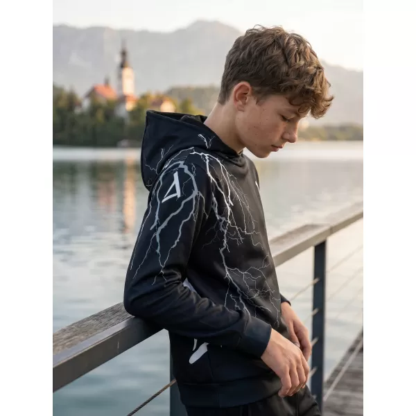 Hochwertiges Funktions-Sweatshirt für Kinder ALTISPORT VOJ/ALK004MI01 SCHWARZ UND WEIß 