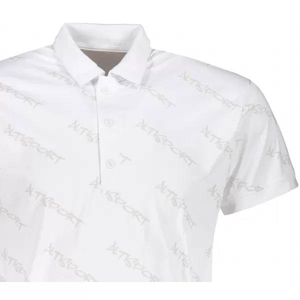  Herren-Funktions-T-Shirt mit Premium-Kragen ALTISPORT VOJ/ALM050TR05 WEIß 