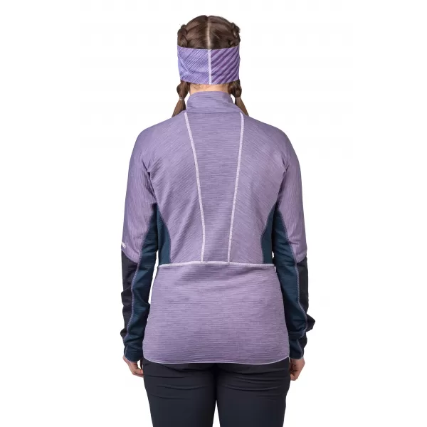  Damen-Sweatshirt HANNAH MEDA HZ LAVENDELGRAU/GESCHICHTET MIT ML 