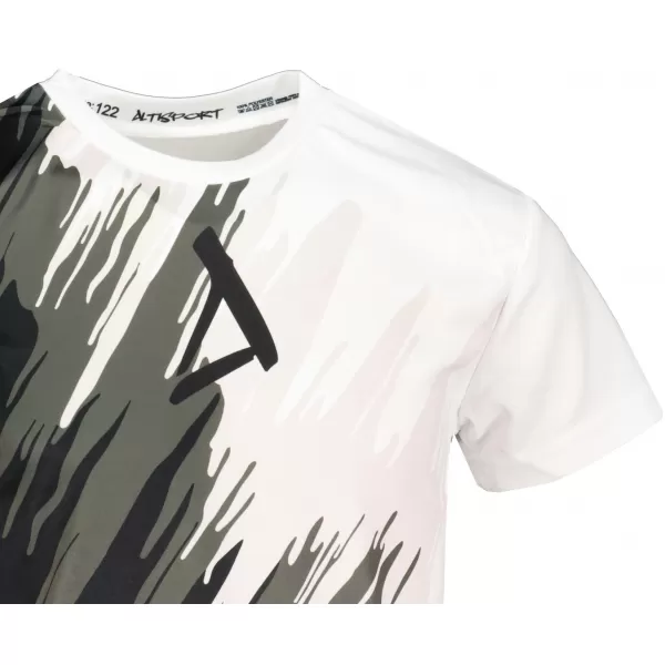  Hochwertiges Funktions-T-Shirt für Kinder ALTISPORT VOJ/ALK006TR01 SCHWARZ UND WEIß 