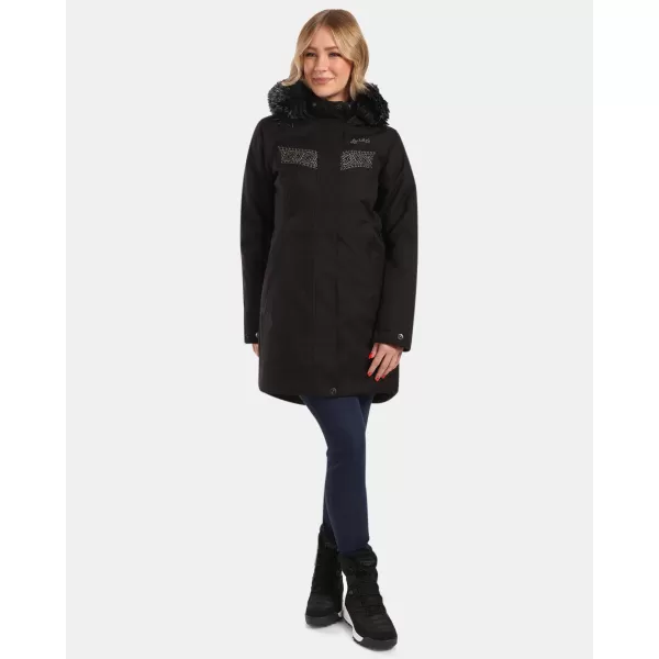  Wintermantel für Damen KILPI PERU-W WL0132KI SCHWARZ 