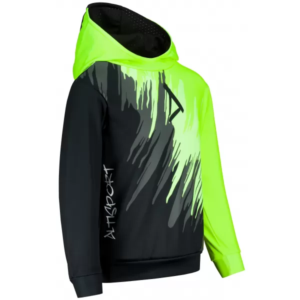  Hochwertiges Funktions-Sweatshirt für Kinder ALTISPORT VOJ/ALK006MI01 SCHWARZ UND GELB 