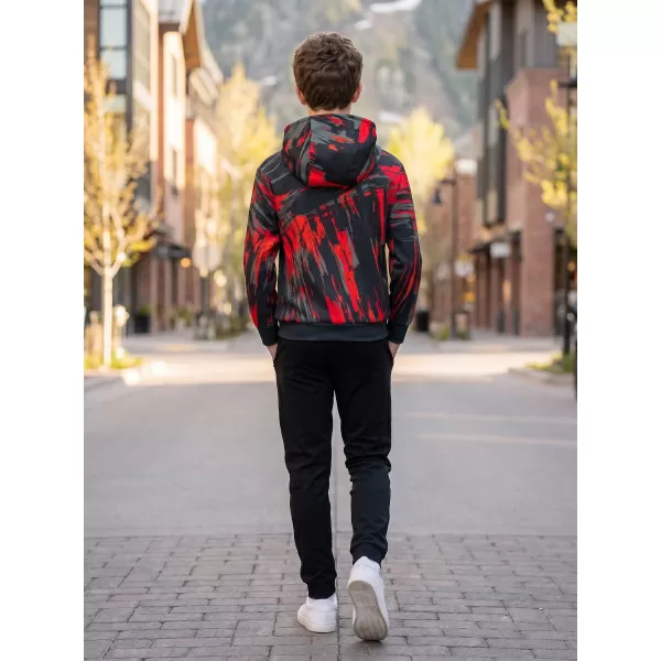  Hochwertiges Funktions-Sweatshirt für Kinder ALTISPORT VOJ/ALK010MI01 SCHWARZ/ROT 