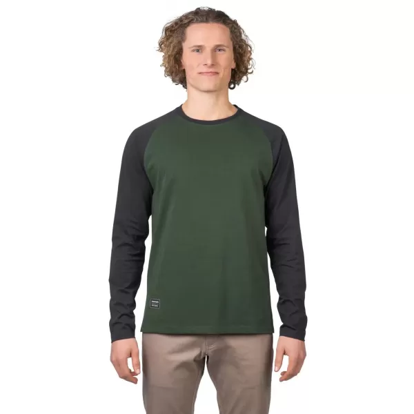  Herren-T-Shirt mit langen Ärmeln HANNAH ROKET GRÜN/ANTHRAZIT-KOMBINATION 