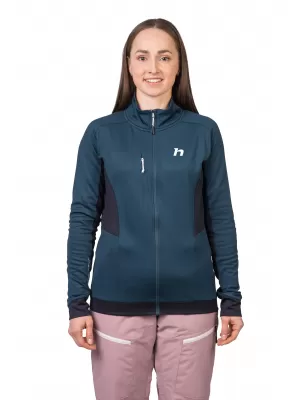 Damen-Sweatshirt HANNAH NELA GESCHICHTETES MEER/ANTHRAZIT