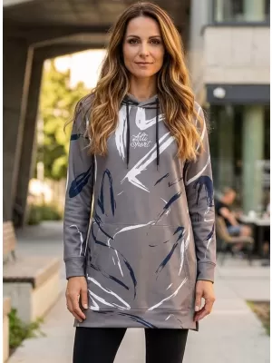 Funktionelles erweitertes Damen-Sweatshirt Premium ALTISPORT VOJ/ALW049MI03 GRAU