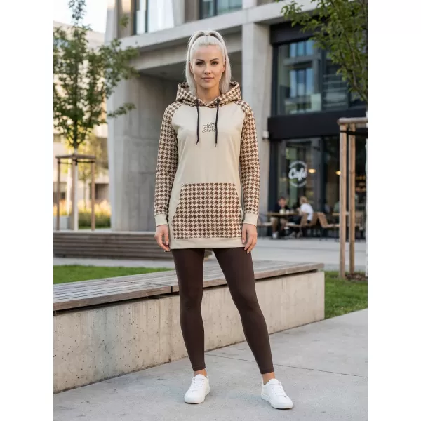 Funktionelles erweitertes Damen-Sweatshirt Premium ALTISPORT VOJ/ALW048MI03 BRAUN 