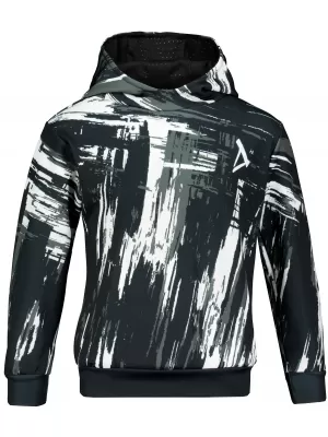 Hochwertiges Funktions-Sweatshirt für Kinder ALTISPORT VOJ/ALK010MI01 SCHWARZ UND WEIß