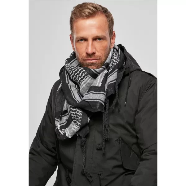  Schal BRANDIT BD7009 SCHWARZ/WEIß 