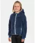 Fleece-Kapuzenpullover für Mädchen KILPI NORKA-JG WJ0211KI DUNKELBLAU