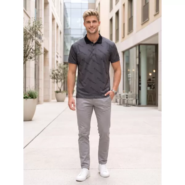  Herren-Funktions-T-Shirt mit Premium-Kragen ALTISPORT VOJ/ALM050TR05 GRAU 