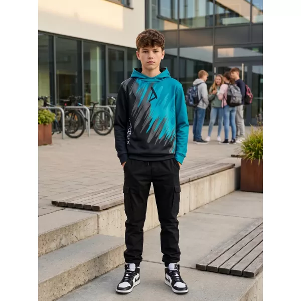  Hochwertiges Funktions-Sweatshirt für Kinder ALTISPORT VOJ/ALK006MI01 SCHWARZ/KEROSIN 